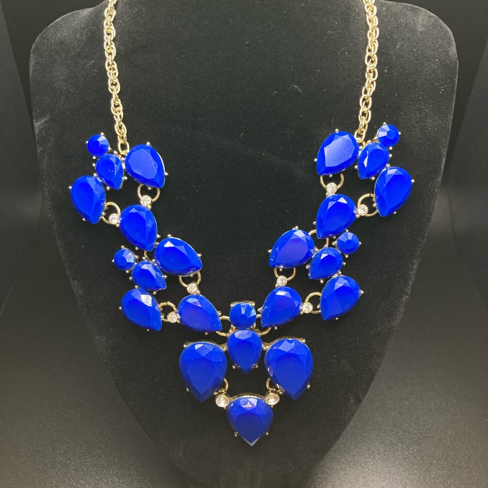 Blue Statement Necklace